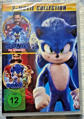 Sonic the Hedgehog - 2-Movie Collection [2 DVDs] NEU OVP Jim Carrey - Bild 1 von 2