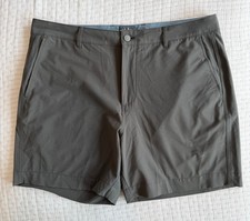 Faherty All Day Shorts Trail Dark Gray Men s Size 36 7" Inseam