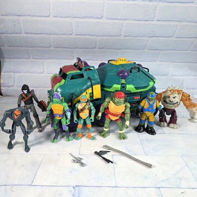 Teenage Mutant Ninja Turtles Tank Taxi Konvolut Figuren Dogpound Casey Jones