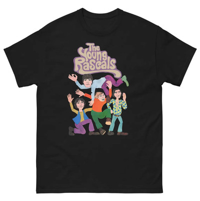 60s Cartoon Band Psychedelic Pop Art Retro Music Illustration Funky Group Shirt