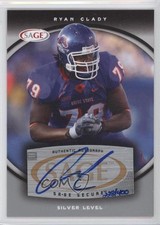 2008 SAGE Auto Silver 228/400 Ryan Clady #A14 Auto 0v1