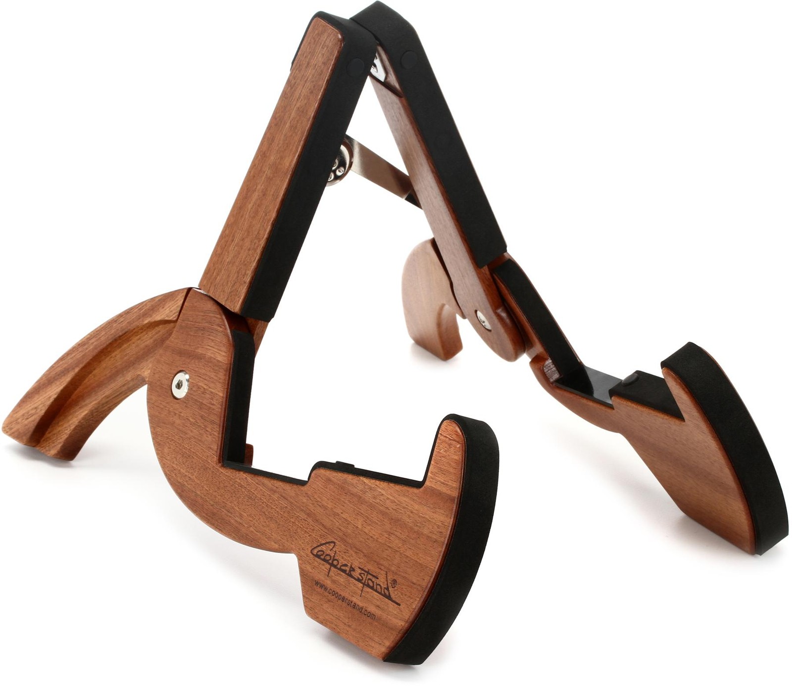 Складная подставка для гитары Cooperstand Pro-G - Африканский сапеле
