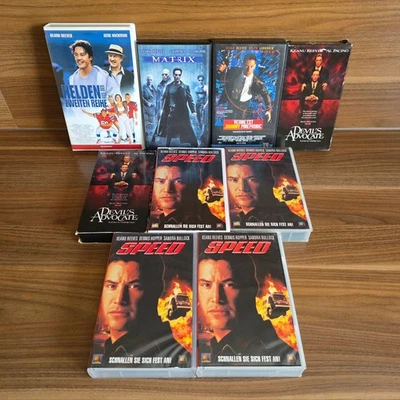 9x KEANU REEVES Filme Movie VHS Video Kassette Konvolut Set Sammlung Rar Rarität - Bild 1 von 3