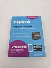 MagicJack MagicIn & MagicOut VOIP Phone Adapter Compatible W/ MacOS & Windows