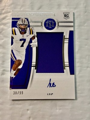 2023 National Treasures Collegiate Kayshon Boutte RPA Rookie Patch Auto /99 LSU