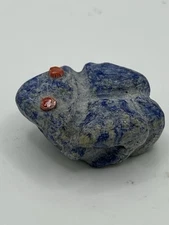 Zuni Blue Frog Fetish Arden Pablito F 0319