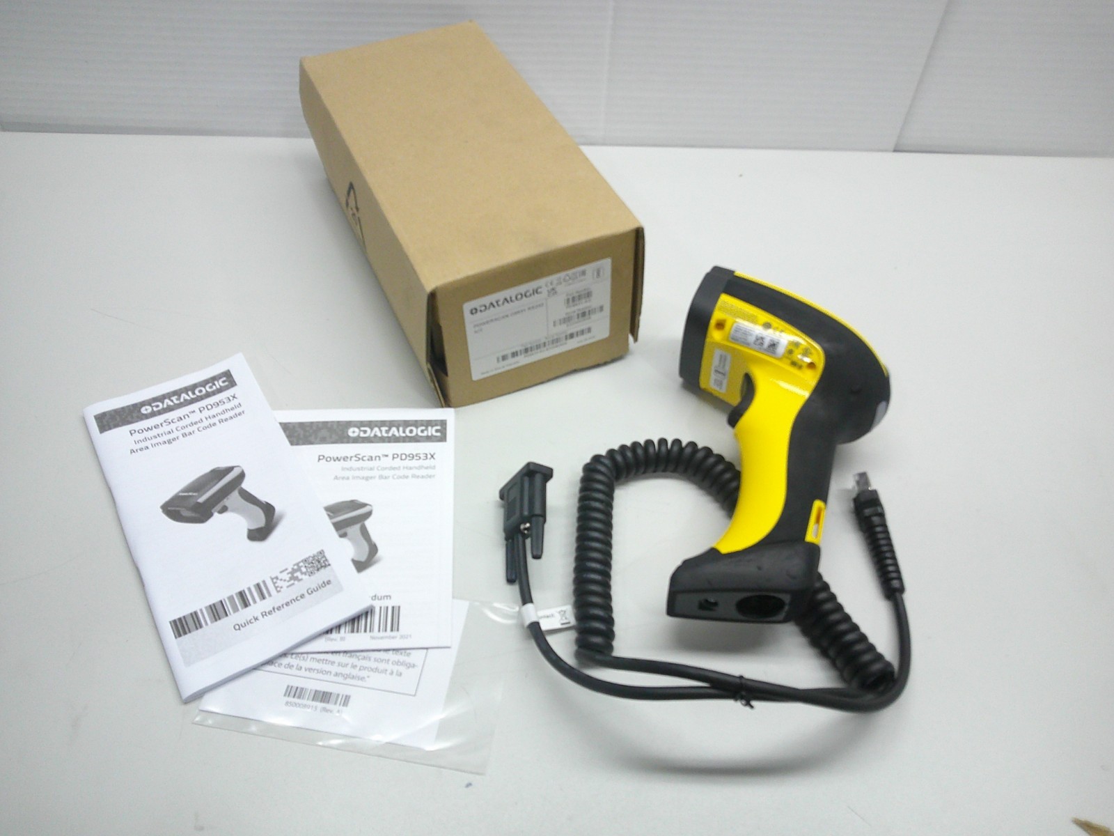 NEW Datalogic Powerscan Handheld Scanner PD9531-K2 Standard 5VDC RS-232 Kit