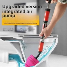 High Pressure Toilet Drain Sink Unblock One Shot Toilet Pipe Plunger Fast Tool