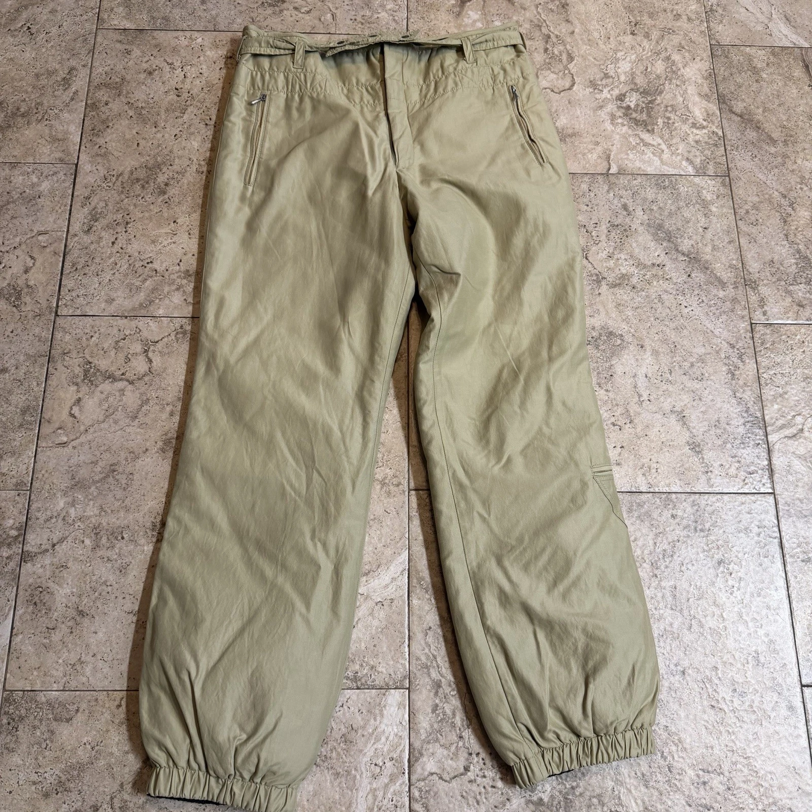 Vintage Raven Industries Large Snow Ski Pants Large Tan