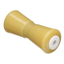 SeaChoice / Yates Non-Marking TP Yellow Rubber Keel Roller With 5/8" ID Hole.