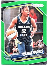 2025 Prizm Tyasha Harris 130 Green Prizms Dallas Wings
