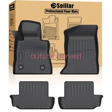 Floor Mats Liner For 2016 - 2024 Chevrolet Camaro Front Rear All-weather Black
