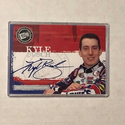 KYLE BUSCH 2004 PRESS PASS RACING ROOKIE RC AUTO AUTOGRAPH 