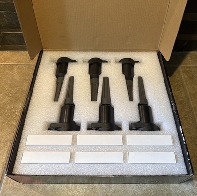 UF384 6 Ignition Coils 95-97 Jaguar Vanden Iridium Spark Plug Plas 4504 ECCPP