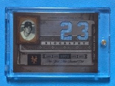 Nolan Ryan MLB 2005 Donruss Playoff Biography Jersey Card 1of1 Serial 23rd Win