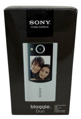 TESTED! Sony Bloggie Duo Mobile HD Snap Camera White MHS-FS2 in Original Box
