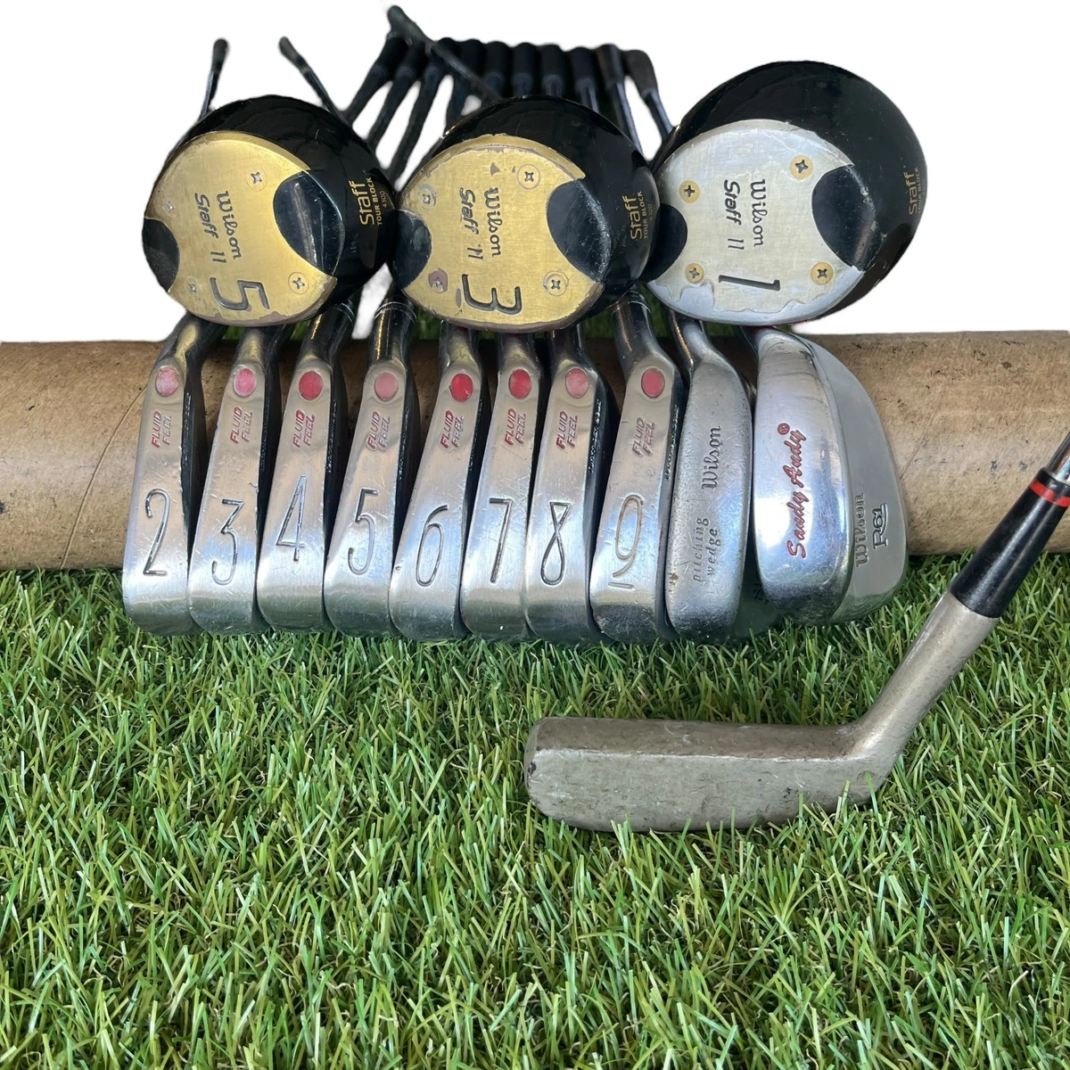 Wilson (#4 7本組 IRONS BLADE MODEL STAFF スタッフ 楽天市場】ウィルソン 1&3 パーシモンドライバーセット II Staff クラブ