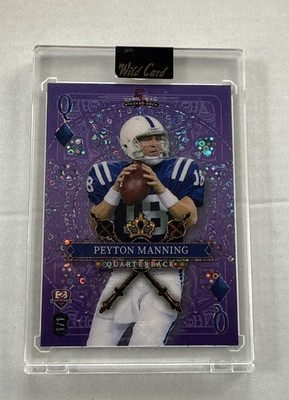 2024 Wild Card 5 Card Draw Ace of Diamonds Peyton Manning, Eli Manning 1/1