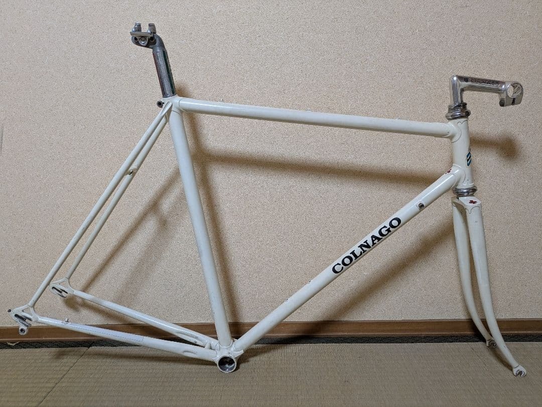 Colnago Super Road Bike Frame Stem Seatpost Set Vintage | eBay
