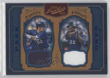 2016 Prime Cuts Combo Player Materials Blue 18/49 Miguel Sano Byung-Ho Park 1u6