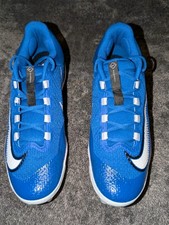 Nike Alpha Huarache Elite 4 Low MCS Baseball Cleats Blue FN7221-400 Mens Size 13