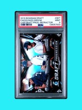 2019 Bowman Draft #DPR-DET Faedo/Greene/Mize - Draft Progression Refractor /250