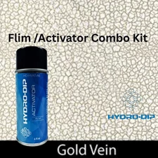 Hydro Dip  Film Activator Combo Kit HD-I-3 Gold Vein