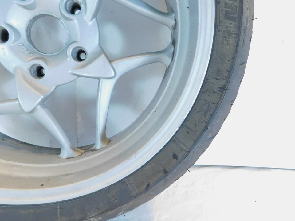 BMW R1200RT R1200ST R1200 RT ST R900RT 2005-2013 rueda trasera plateada con neumático Foto 4 de 4