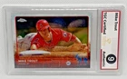 2015 Topps Chrome Mike Trout In the Dirt Base Card 51 – TGC 9 Los Angeles Angels