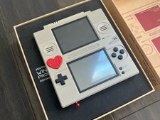 Nintendo DS Lite Metal Unhinged Shell  Buttons With New Screens - For GBA  DS