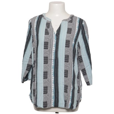 AproductZ, Bluse, Größe: 40, Blau/Schwarz/Weiß, Viskose, Print, Damen #VAQ