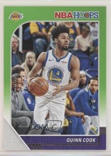 2019-20 Panini NBA Hoops Neon Green Quinn Cook #267 h2o