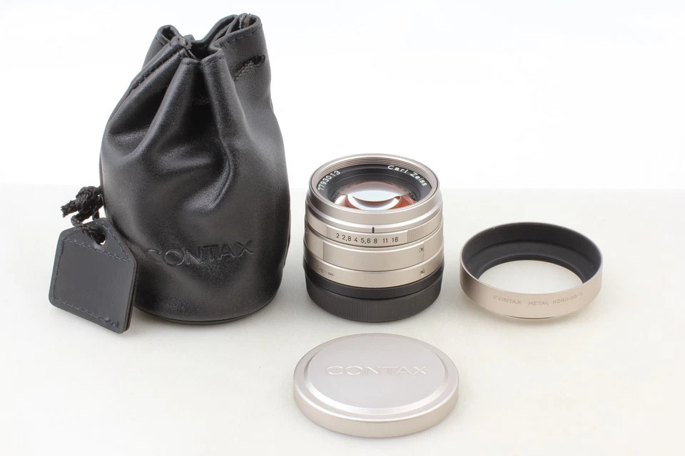 [Top MINT w/ Case] Contax Carl Zeiss Planar T* 45mm F2 Lens for G1 G2 From JAPAN - Image 2 of 4