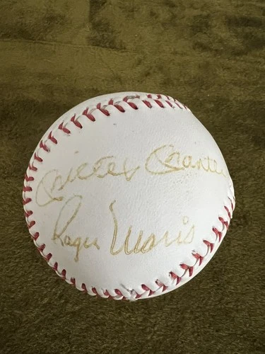 Mickey Mantle & Roger Maris Signed Baseball No Certification from Estate. JFD