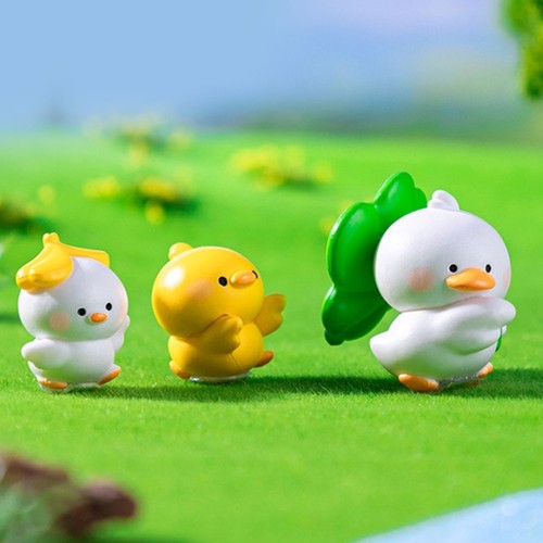 Set of 5 Duck Resins Figurines Decoration Perfect For Gifting And Space Styling - Picture 3 of 8