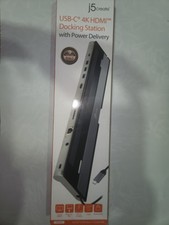 j5create USB-C  4K HDMI  Docking Station with Power Delivery