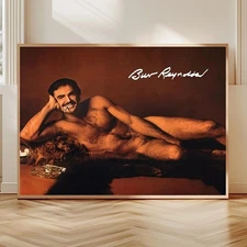 Burt Reynolds 1972 Cosmopolitan Centerford Classic Vintage Poster