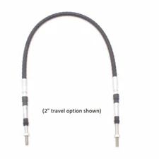 8 Series Push-Pull Cable, Clamp Hubs, M10x1.5 Rods, (choose travel option)