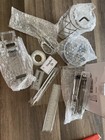 Eoout Desk Accessories, Office Supplies and Accessories Set, Acrylic Stapler/ Ad