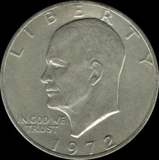 1972 P Eisenhower Dollar Circulated US Mint Coin Ike!