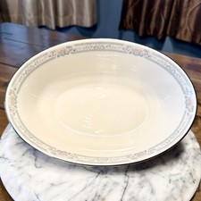VINTAGE Cosmopolitan Lenox CHARLESTON Oval Vegetable Bowl 9” Fine Bone China