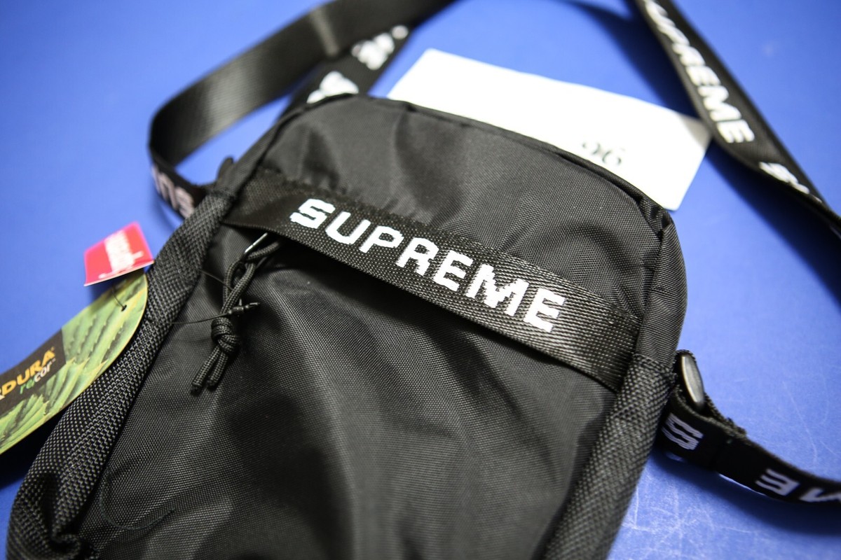 Supreme Black Shoulder Bag FW22 UVXY | eBay Supreme Black Shoulder Bag FW22 UVXY | eBay