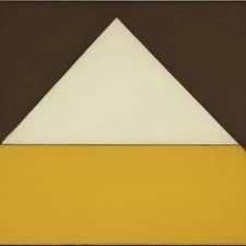 Medium Abstract Painting 2x2 ft. Post-Modernism Geometric Demrin OOAK NEW