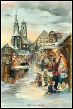 Stuttgart- DIY Counted Cross Stitch Chart Embroidery Pattern Chart Needlework 