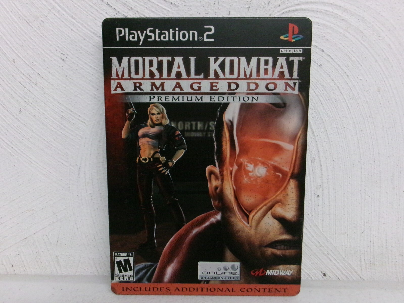 Mortal Kombat Armageddon Premium Edition PlayStation 2 Rare Steelbook *No  Game*