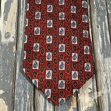 Ermenegildo Zegna Designer Exclusive Geometric Silk Tie Made in Italy