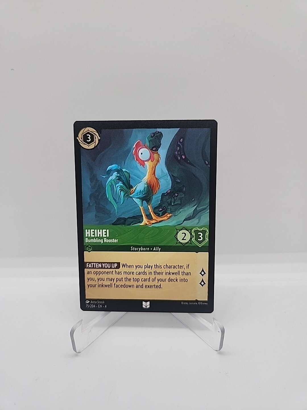 Disney Lorcana TCG Heihei 75/204 Regular Uncommon Ursula's Return NM