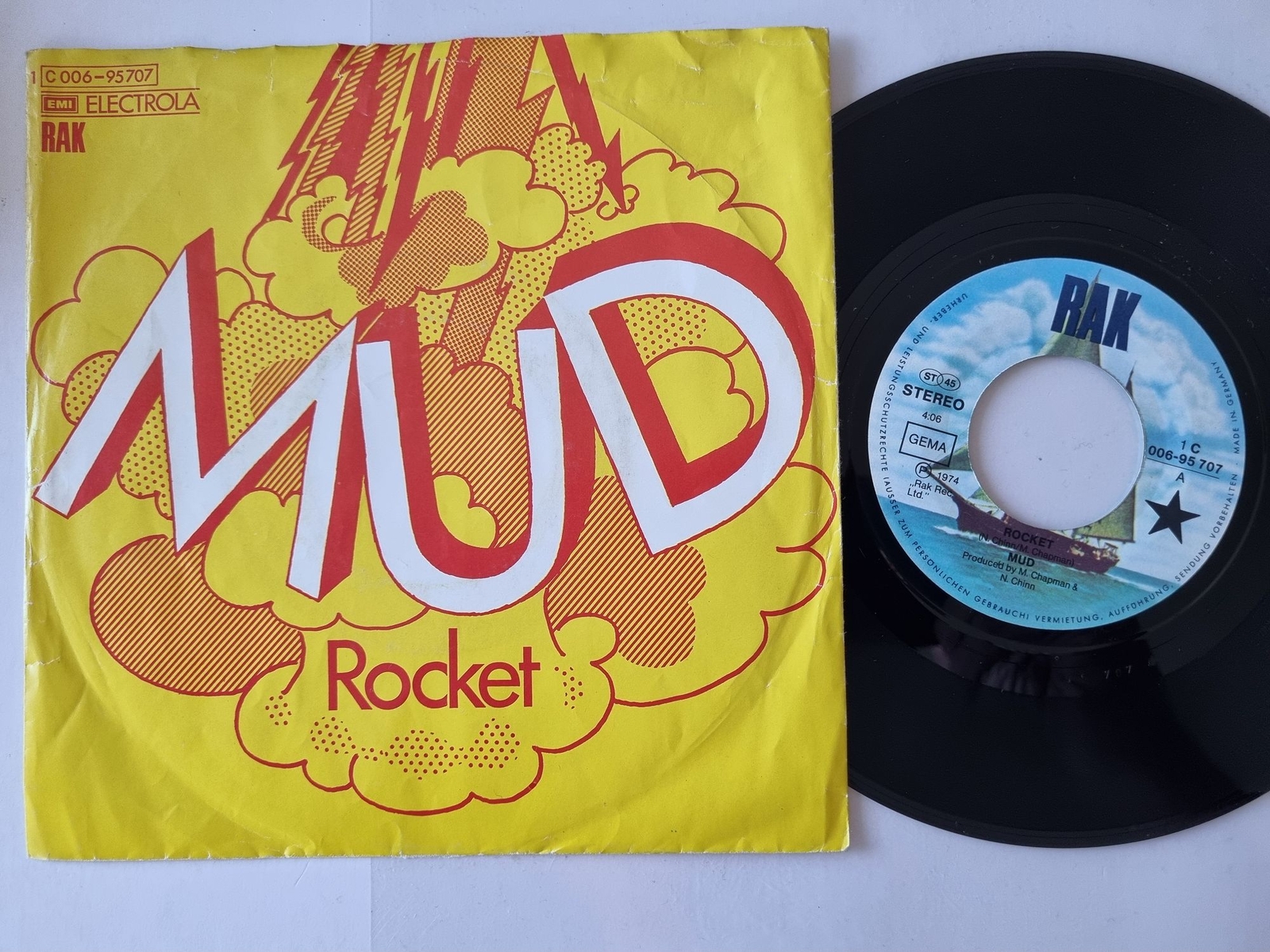 Mud - Rocket 7'' Vinyl Germany
