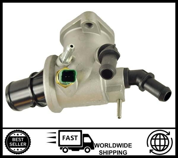 ThermostatgehäUse + Sensor FüR Fiat Croma, Grande Punto, Sedici 1.9 D Multijet-image
