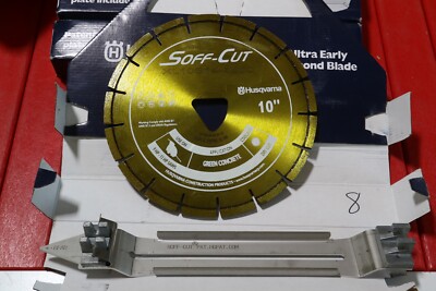 Husqvarna 10  x 0.25'' Excel Soff Cut Green Concrete Diamond Blade 2000 2500 Saw